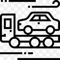 拖车图标-空若网 拖车图标-空若网