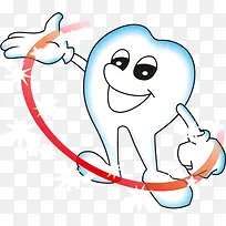 卡通牙齿爱牙小战士-空若网 卡通牙齿爱牙小战士-空若网