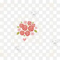 矢量母亲节快乐花装饰-空若网 矢量母亲节快乐花装饰-空若网