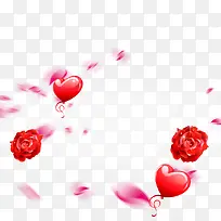 浪漫爱心玫瑰花素材-空若网 浪漫爱心玫瑰花素材-空若网
