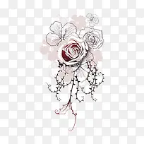 卡通手绘花-空若网 卡通手绘花-空若网