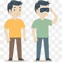 扁平科技小人-空若网 扁平科技小人-空若网