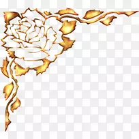 报废花瓣橙色中央剪贴画角-空若网 报废花瓣橙色中央剪贴画角-空若网