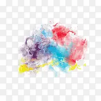 彩色涂料元素-空若网 彩色涂料元素-空若网