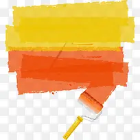 橙色黄色涂料-空若网 橙色黄色涂料-空若网