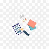 办公手写矢量-空若网 办公手写矢量-空若网