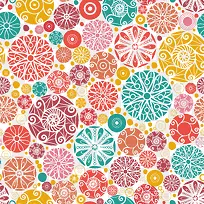 彩色花纹图案-空若网 彩色花纹图案-空若网