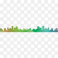 城市彩色背景-空若网 城市彩色背景-空若网