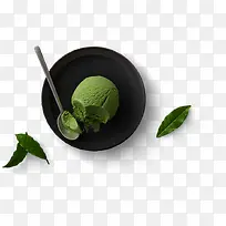 绿色树叶抹茶食物-空若网 绿色树叶抹茶食物-空若网