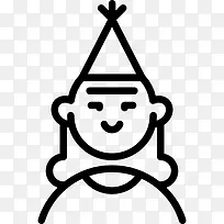 女孩的生日图标-空若网 女孩的生日图标-空若网