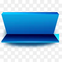 蓝色立体电商标签-空若网 蓝色立体电商标签-空若网