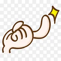 卡通手指图标-空若网 卡通手指图标-空若网