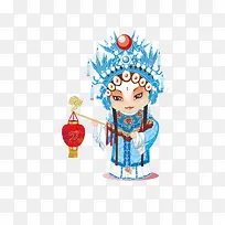 戏曲人物矢量素材-空若网 戏曲人物矢量素材-空若网