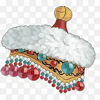 手绘可爱民族风帽子-空若网 手绘可爱民族风帽子-空若网