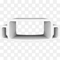 手绘立体白色家具-空若网 手绘立体白色家具-空若网