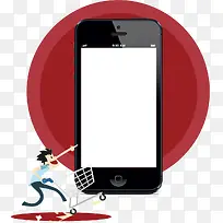 矢量扁平化网购图案-空若网 矢量扁平化网购图案-空若网