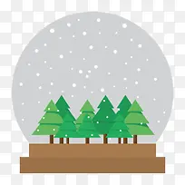 扁平化雪景图案-空若网 扁平化雪景图案-空若网