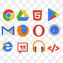 扁平化风格浏览器-空若网 扁平化风格浏览器-空若网