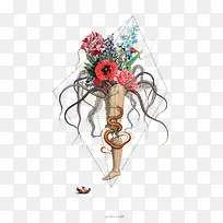 创意插画图案-空若网 创意插画图案-空若网