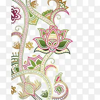 抽象花纹背景插画矢量-空若网 抽象花纹背景插画矢量-空若网