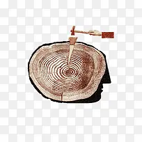 褐色砍树头像-空若网 褐色砍树头像-空若网