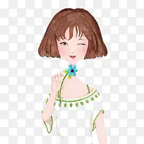 水彩女孩-空若网 水彩女孩-空若网