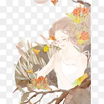 唯美插画-空若网 唯美插画-空若网