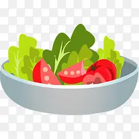 矢量手绘蔬菜沙拉-空若网 矢量手绘蔬菜沙拉-空若网