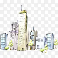 手绘城市-空若网 手绘城市-空若网