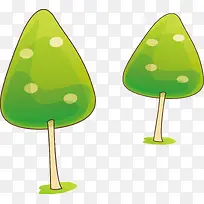 手绘树木树苗插图矢量图-空若网 手绘树木树苗插图矢量图-空若网