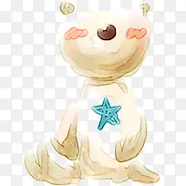 手绘棕色水彩玩具++-空若网 手绘棕色水彩玩具++-空若网