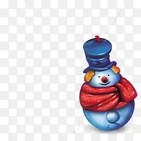 手绘蓝色可爱玩具-空若网 手绘蓝色可爱玩具-空若网