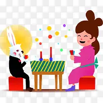 卡通庆生-空若网 卡通庆生-空若网