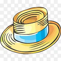 草帽插画-空若网 草帽插画-空若网