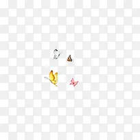 少数水彩可爱的蝴蝶-空若网 少数水彩可爱的蝴蝶-空若网