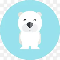 北极熊图标-空若网 北极熊图标-空若网