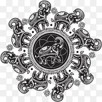 印度大象插画图片-空若网 印度大象插画图片-空若网