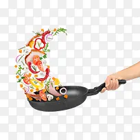 翻炒的蔬菜鸡肉-空若网 翻炒的蔬菜鸡肉-空若网