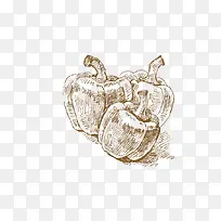 手绘青椒-空若网 手绘青椒-空若网