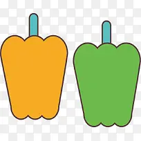 青椒png矢量素材-空若网 青椒png矢量素材-空若网