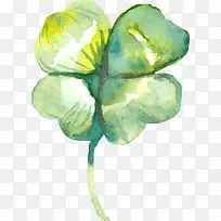 手绘四叶草-空若网 手绘四叶草-空若网