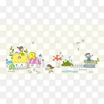 卡通场景-空若网 卡通场景-空若网