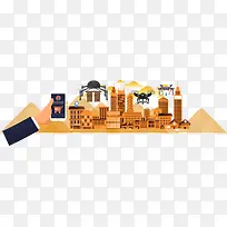 矢量无人机扁平化场景-空若网 矢量无人机扁平化场景-空若网