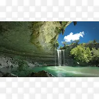 高清户外场景摄影瀑布-空若网 高清户外场景摄影瀑布-空若网