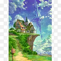 动漫动画原画场景图-空若网 动漫动画原画场景图-空若网