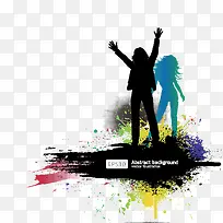 时尚人物剪影-空若网 时尚人物剪影-空若网