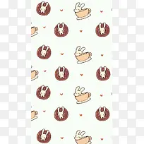 可爱图案花纹背景-空若网 可爱图案花纹背景-空若网