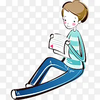 可爱卡通男孩背景-空若网 可爱卡通男孩背景-空若网