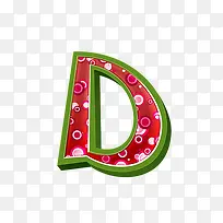 紫红立体字母d-空若网 紫红立体字母d-空若网