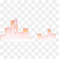 创意合成手绘建筑-空若网 创意合成手绘建筑-空若网